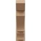 Ekena Millwork 7 1/2-in W x 28-in D x 28-in H Balboa Slat Rough Cedar Woodgrain TimberThane Outlooker, Primed Tan OUTUR075X28X28BOA24RCPR - alternate 4